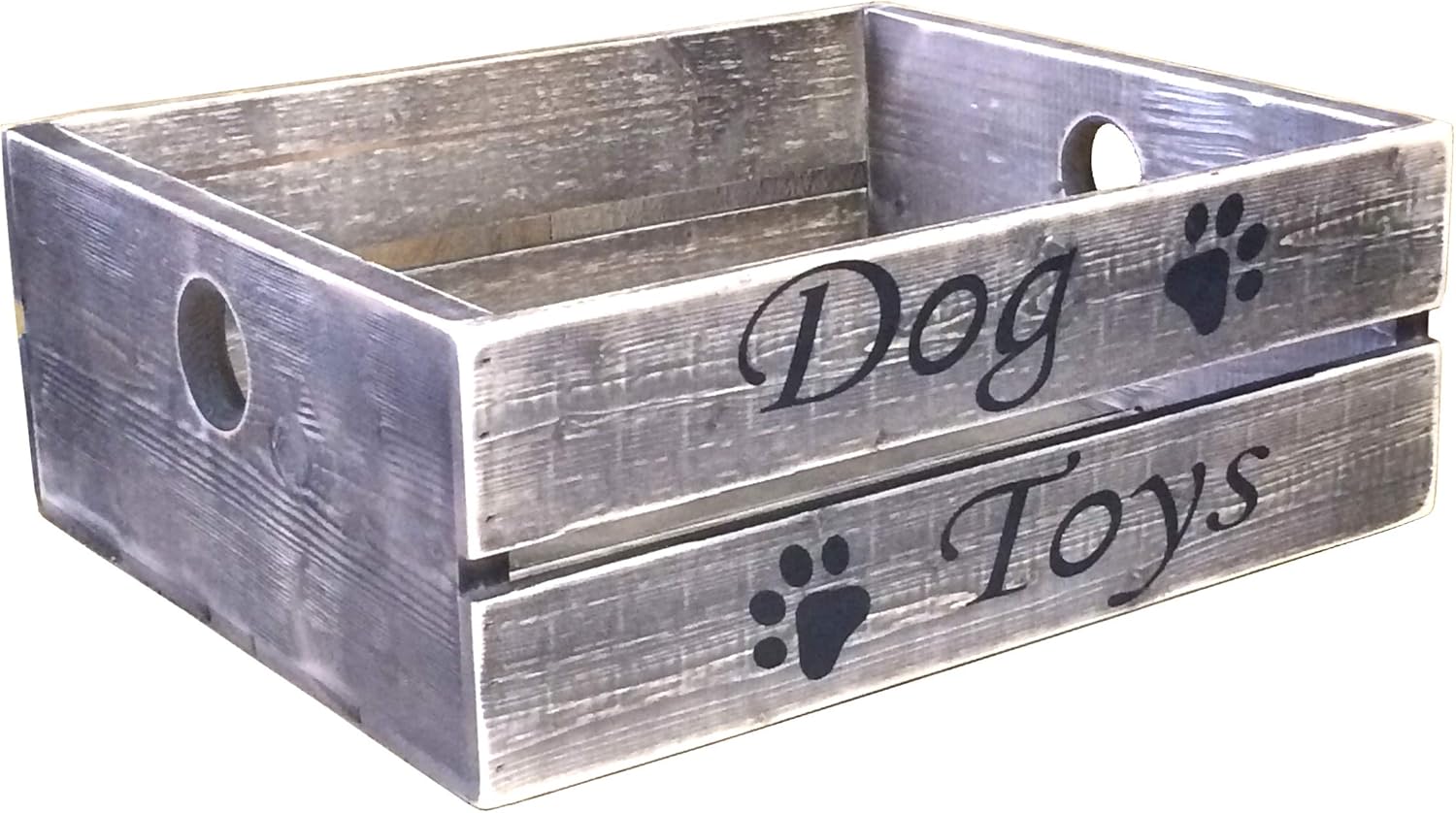 The Handmade Furniture Company Dog Toy Box Large Wooden Storage Crate