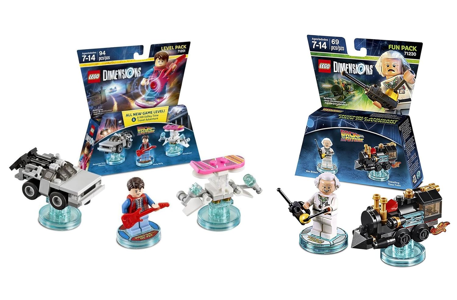 lego dimensions back to the future level pack