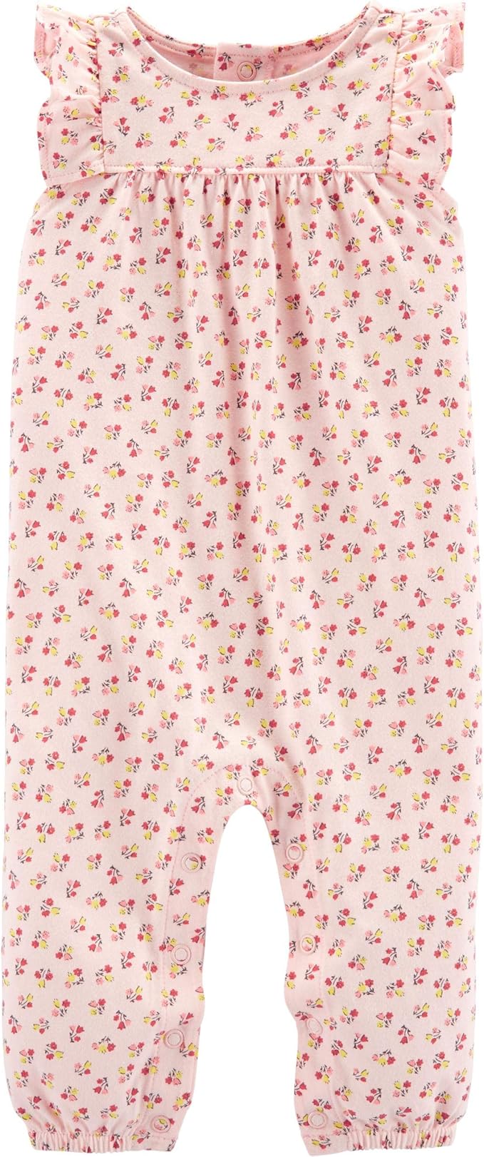 carter's baby girls jersey jumpsuit