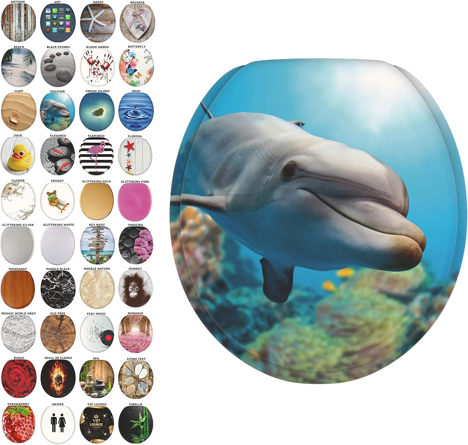 Best dark blue colored toilet seat