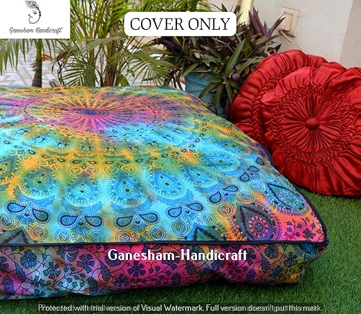 Amazon Com Ganesham Indian Seating Dog Bed Boho Floor Pillow