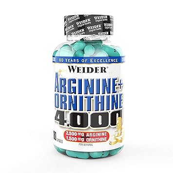 Weider, Arginine+Ornithine 4000, 1er Pack (1x 180 Kapseln)
