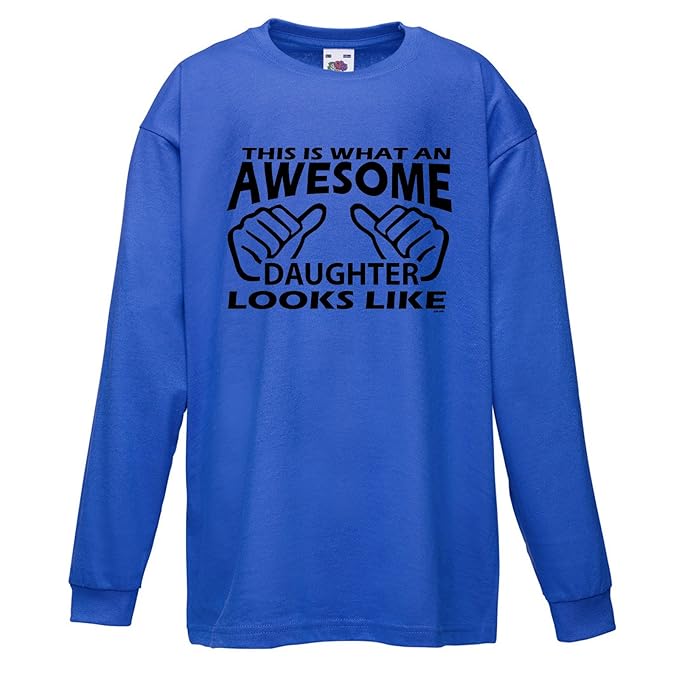 Kinder T Shirt Awesome Daughter Lustige Shirts Fun Shirt