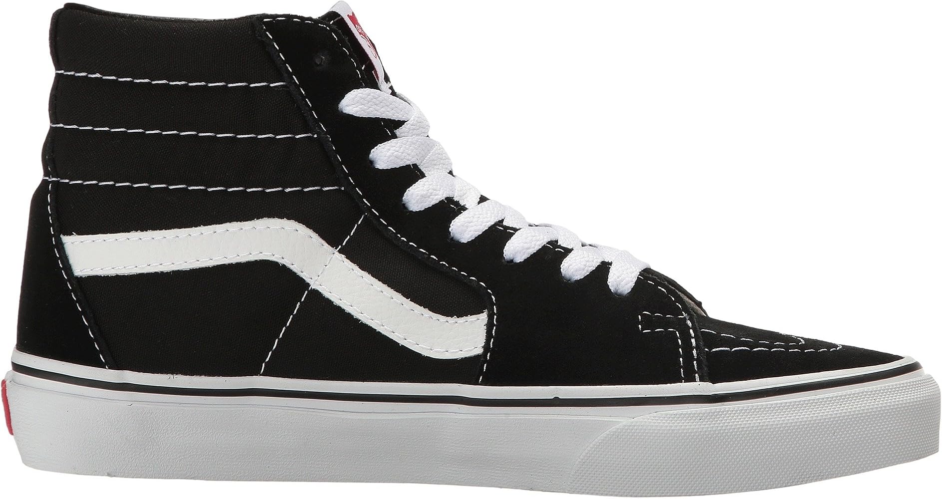 white and black vans sk8 hi