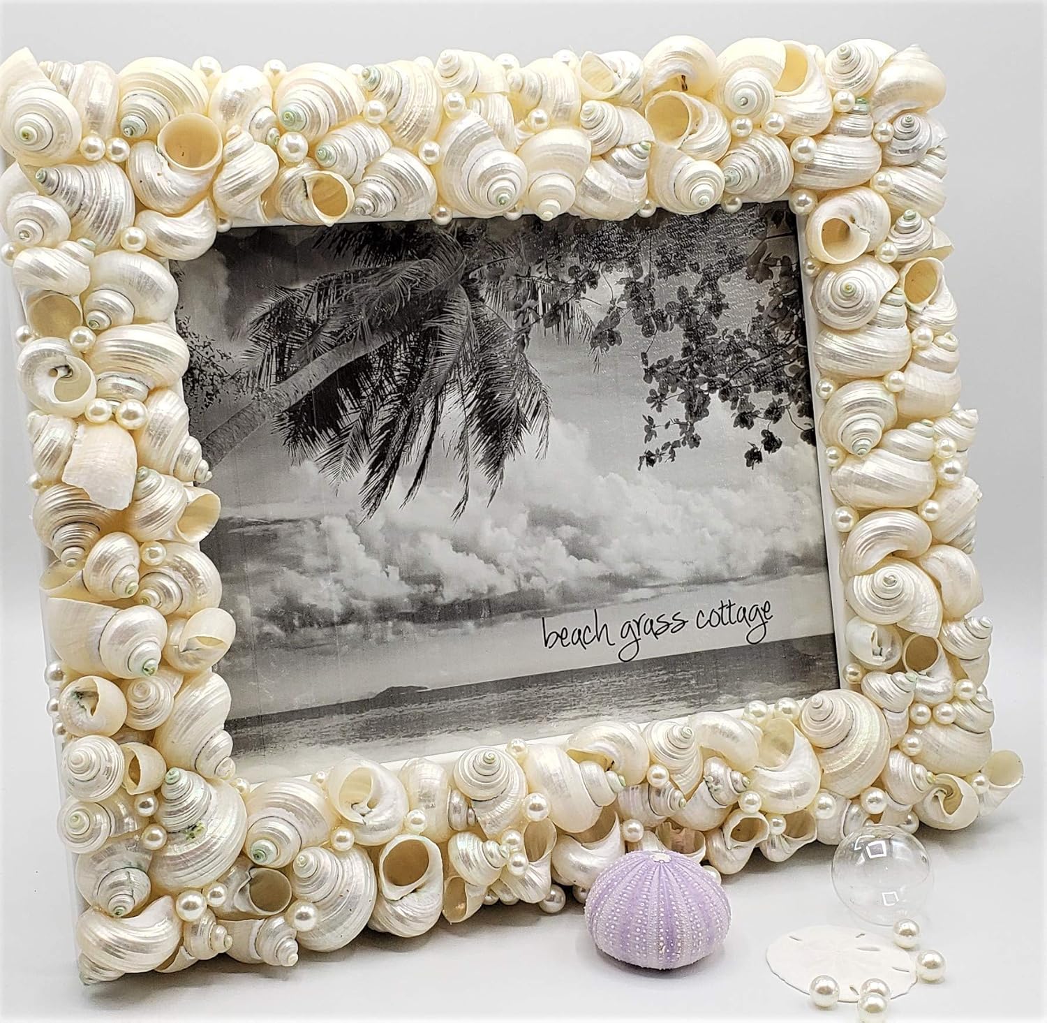 Amazon Com Beach Decor Seashell Frame Beach Wedding Frame