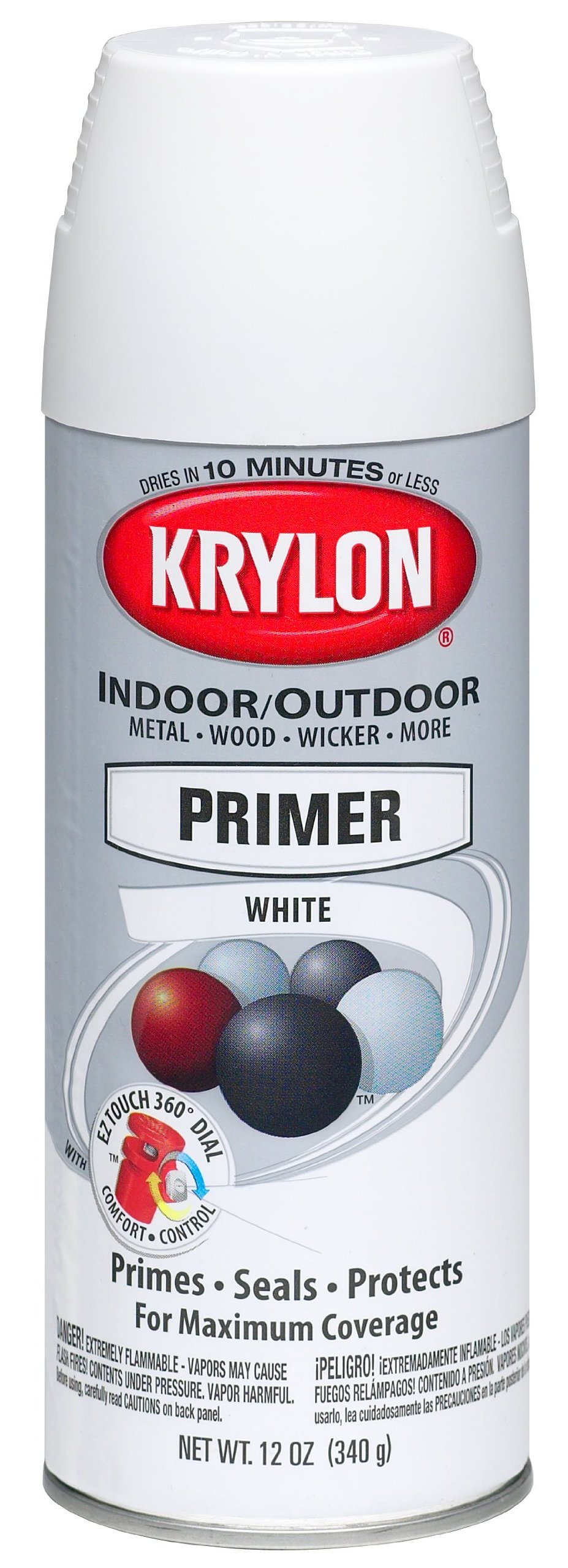 Krylon (513156 PK AllPurpose White Interior/Exterior Decorator Primer