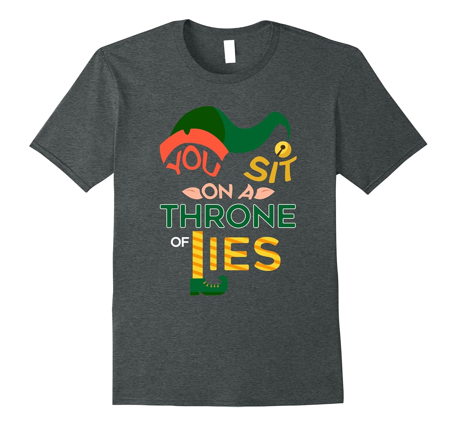 You Sit On A Throne Of Lies Christmas T-Shirt-ANZ