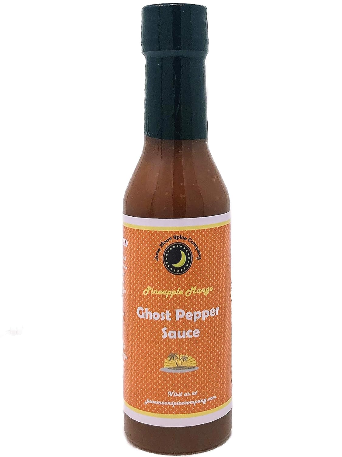 Premium | Pineapple Mango GHOST PEPPER HOT SAUCE | Calorie Free | Fat Free | Cholesterol Free | Low Sugar | Crafted in Small Batches with Farm Fresh Herbs for Premium Flavor and Zest