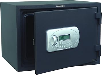 Arregui - Caja fuerte ignifuga, color gris gofrado: Amazon.es: Bricolaje y herramientas
