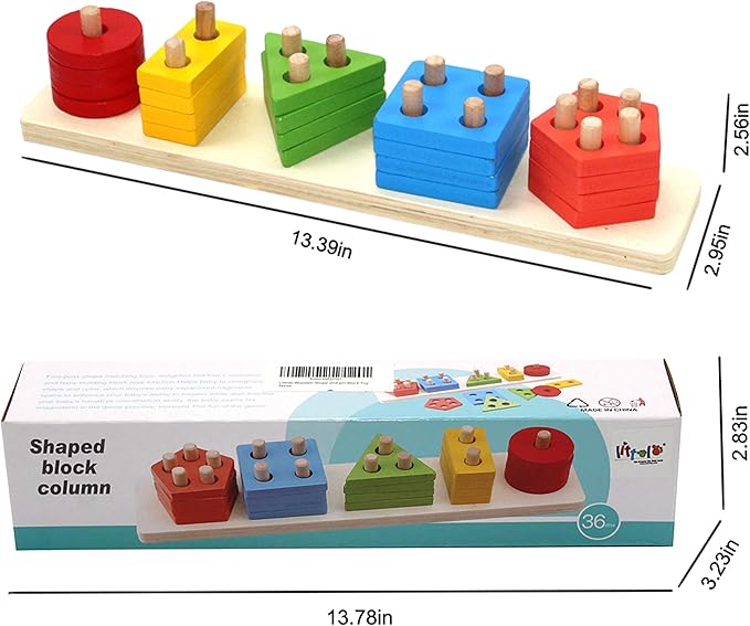 wooden stacking blocks baby