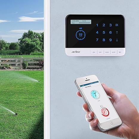 Amazon Com Jmfone Smart Sprinkler Controller Wi Fi Lawn