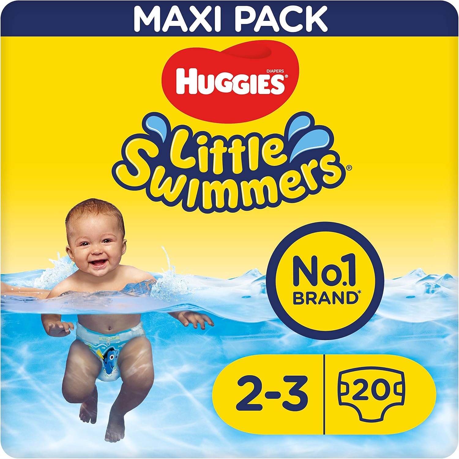 Huggies Little Swimmers Schwimmwindeln, Gr.2/3 (3 - 8 kg), 1 Packung mit 20 Stück