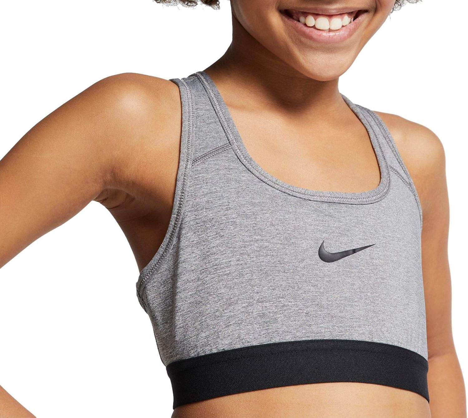 Buy Nike Girl's Pro Sports Bra (Carbon Heather, Small) at Amazon.in