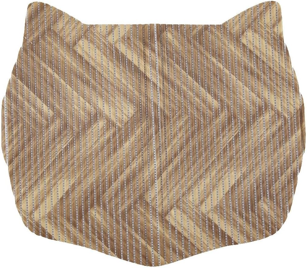 Cats Rule Small Space Litter Mat - Woodgrain