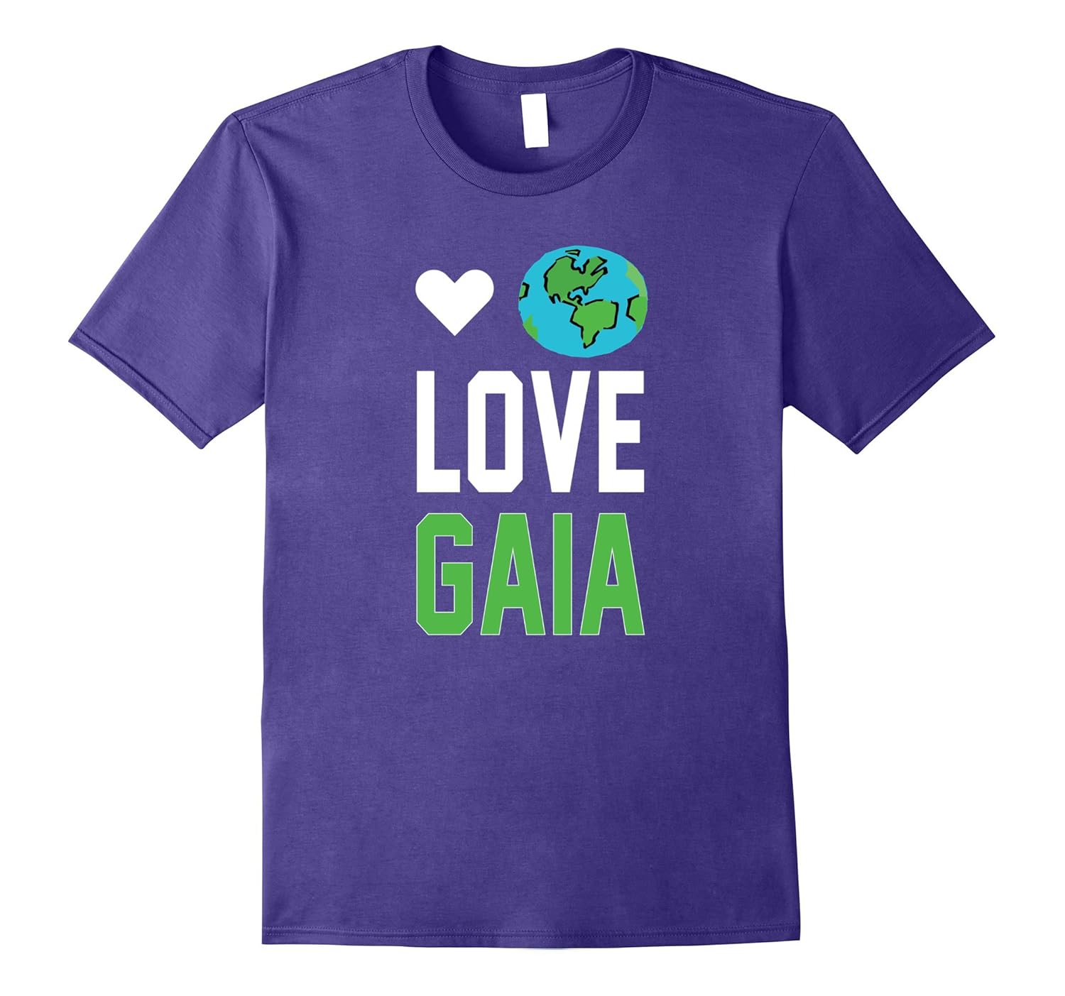 Love Gaia Earth Planet Gift T-Shirt-ANZ