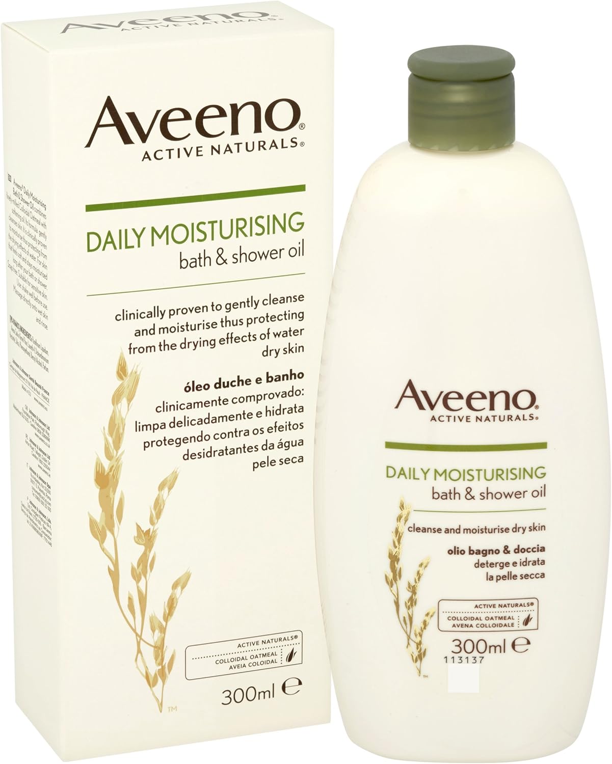 Aveeno Daily Moisturising Bath and Shower Oil, 300 ml Amazon.co.uk Beauty