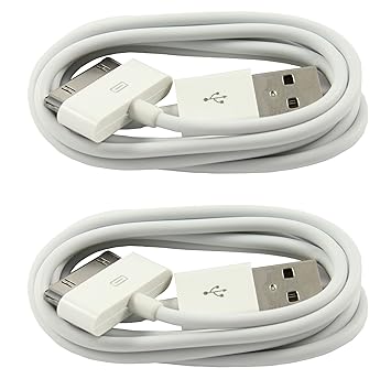 IPRIME [2 Stück] Original 1 Meter USB Kabel Ladekabel Datenkabel kompatibel mit iPhone 4/4s, iPhone 3G/3GS, iPad 1/2/3, iPod 