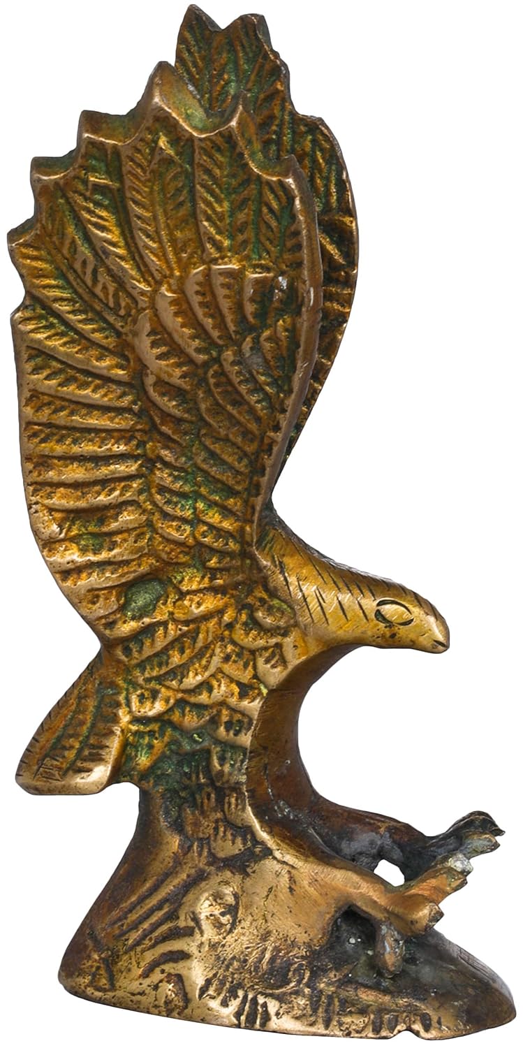 Buy Exotic India Eagle Brass Statue Online At Low Prices