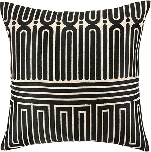 Amazon Com Trina Turk Residential Linen Embroidered Pillow