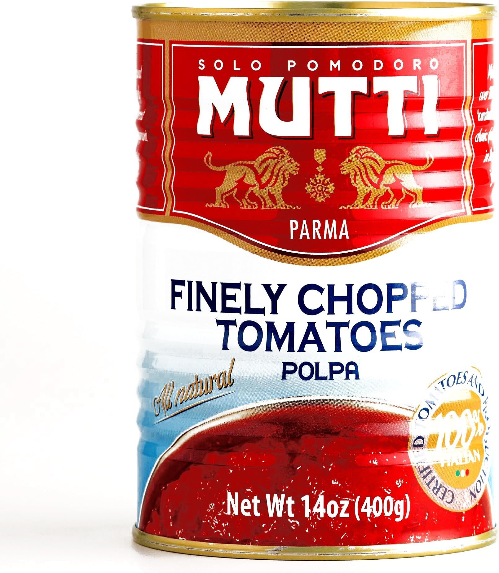 Mutti Finely Chopped Tomato Pulp 14 oz each (5 Items Per Order)