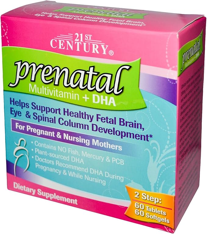 PreNatal Multivitamin + DHA 60 Tablets and 60 Softgels Kit