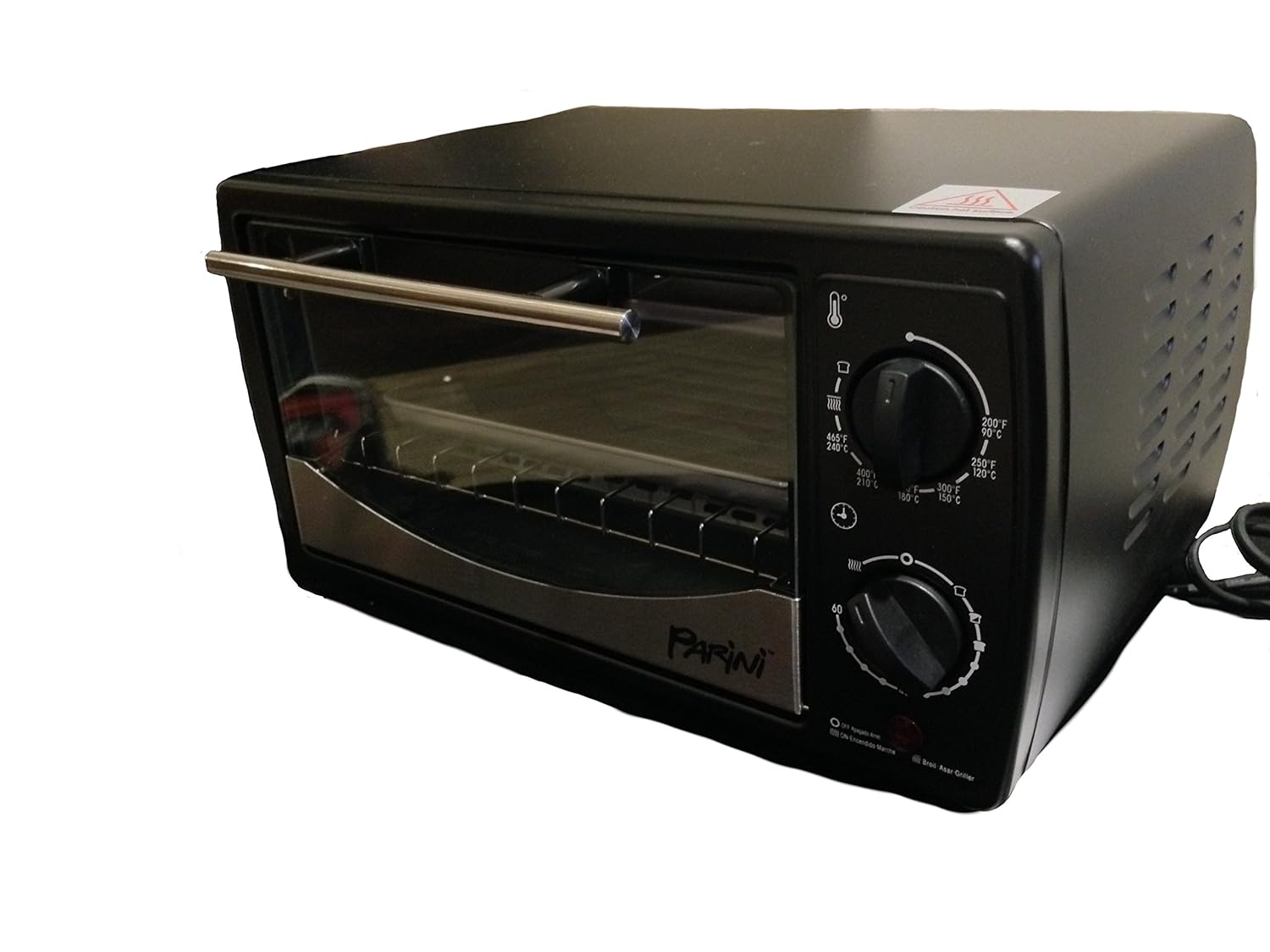 Parini Appliances Toaster OvenMatte Black best price in amz with