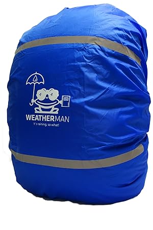 Weatherman Regenschutz für Schulranzen und Rucksack, Signalfarbe, mit Gummizug, Regenhülle, Sicherheitsüberzug, Sicherheitshü