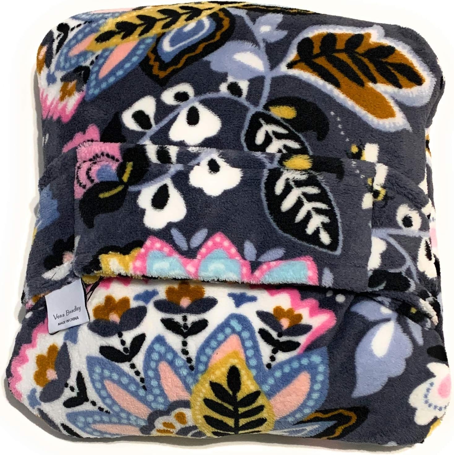 Vera Bradley Fleece Travel Blanket Charmont Meadow Kitchen & Dining