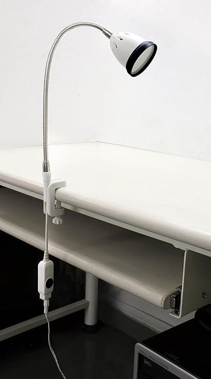 Renata LED Clamp Light - Illumina - Cool White Light - Black