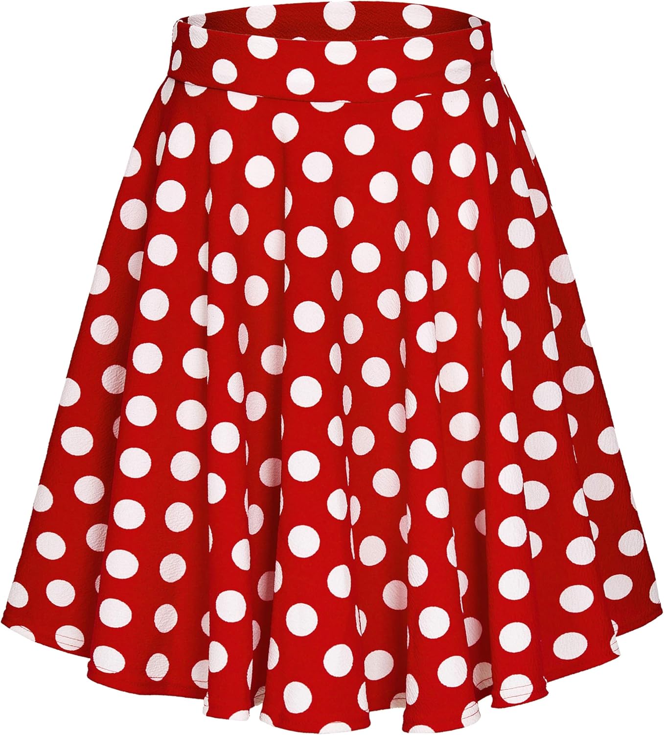 Urban CoCo Women's Basic Versatile Stretchy Flared Casual Mini Skater Skirt at  Women’s Clothing store