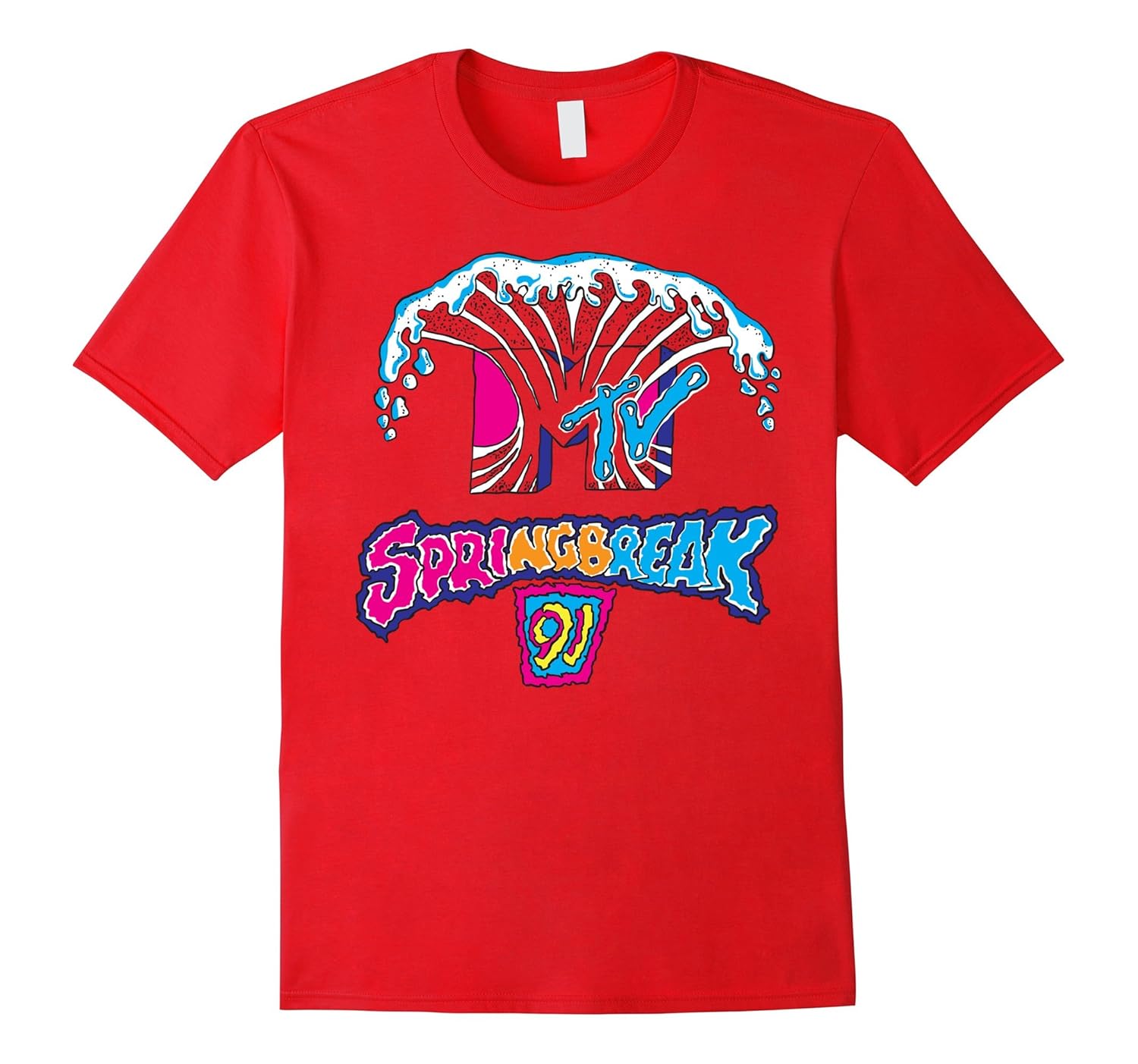 MTV Spring Break 91 Daytona Beach Party T-Shirt-Rose