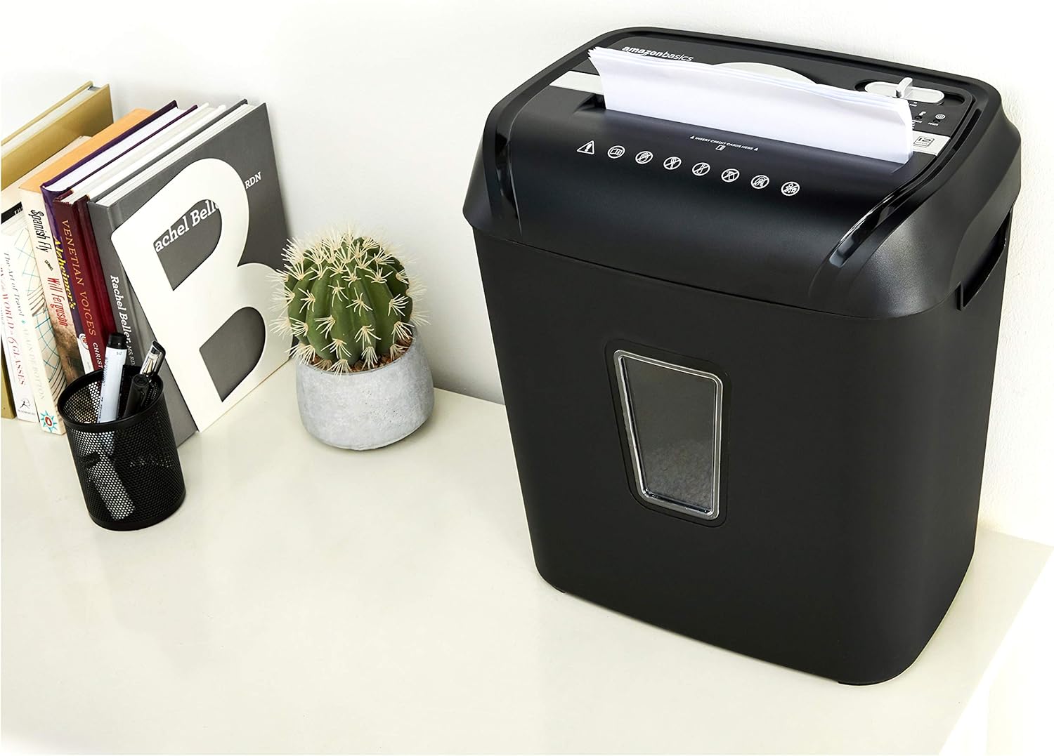 Basics 12-Sheet Cross-Cut Paper and Credit Card Home Office Shredder: Electronics