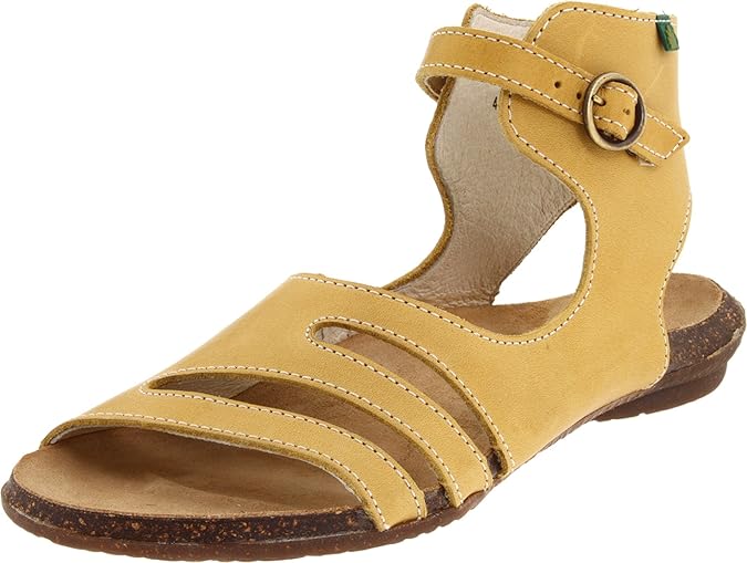 Amazon.com | El Naturalista Women's N435 Sandal, Mostaza, 36 EU (US Women's 6 M) | Flats
