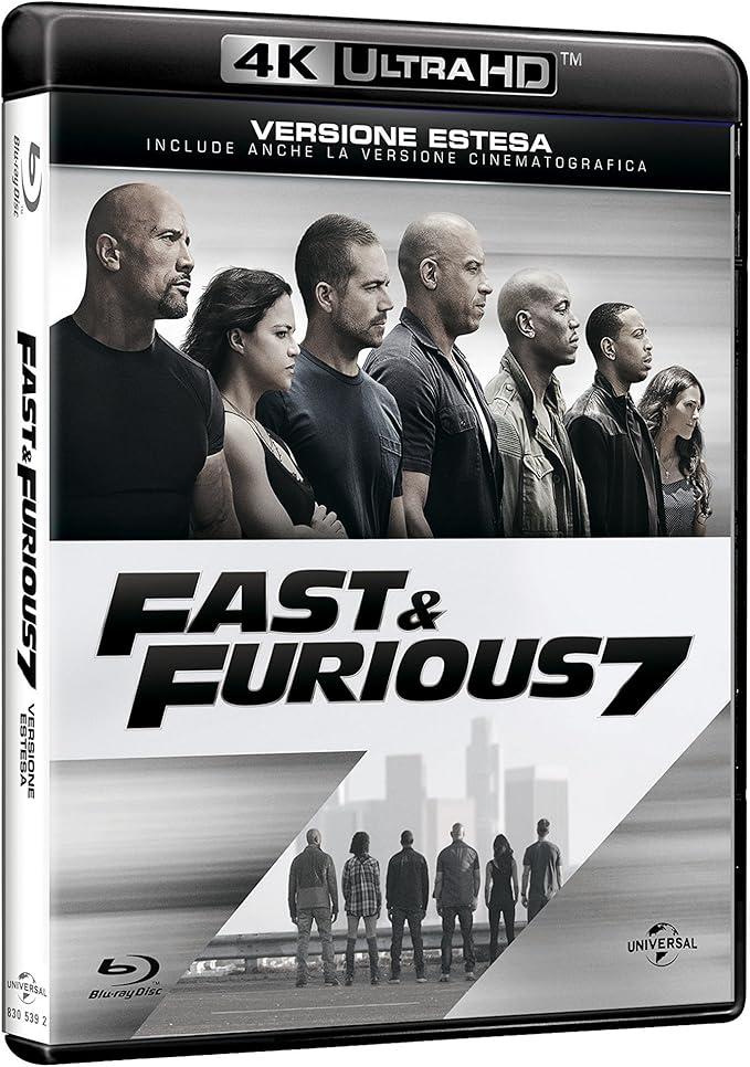 Fast And Furious 7 Amazon Prime Fast and Furious 7 4K Ultra HD+Blu-Ray [Import]: Amazon.fr: Jordana