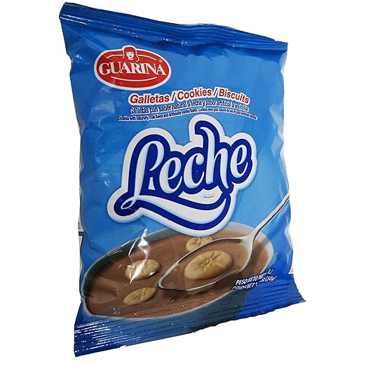 Guarina Galletas Dulces Ideal con Leche (Sweet Crackers) Contains: Wheat, Milk and Soy 8 oz