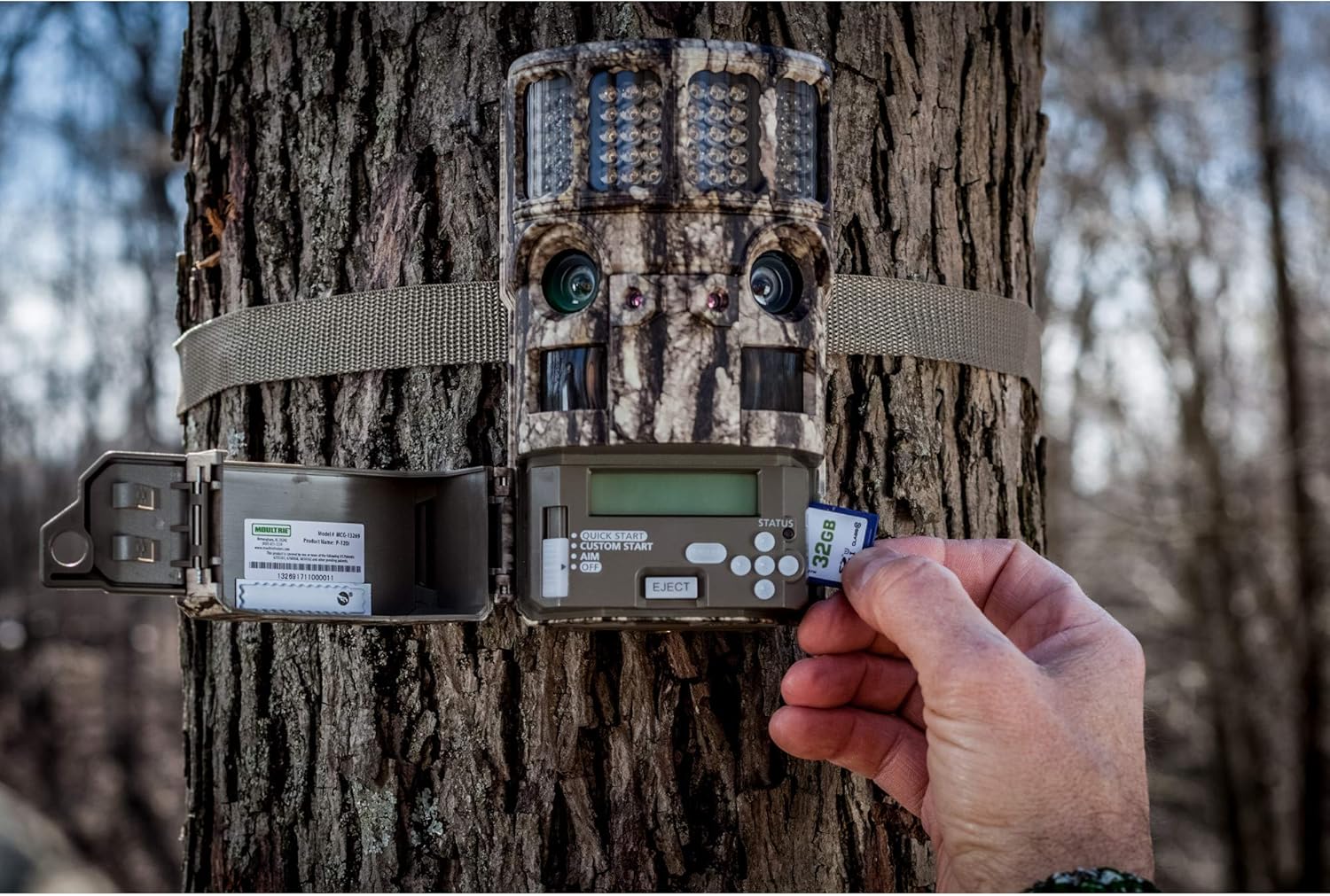 Moultrie P-120i Game Camera | P-Series | 21 MP | 0.5 S Trigger Speed | 1080p Video | Compatible with Moultrie Mobile (sold separately) : Sports & Outdoors