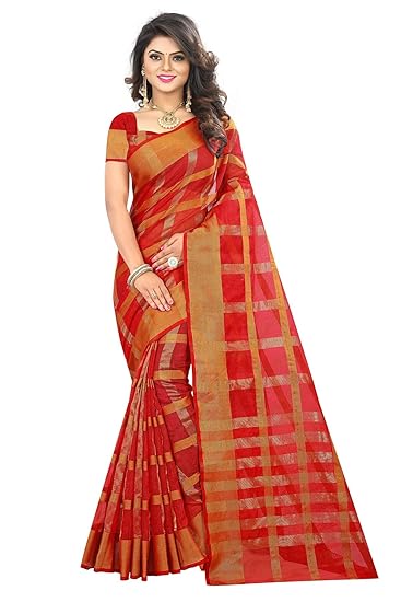 Sarees Women's Banarasi Manipuri Silk Saree