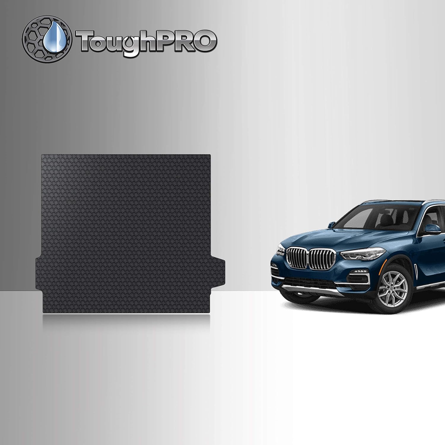 TOUGHPRO Cargo/Trunk Mat Accessories Compatible with BMW X5 - All Weather - Heavy Duty - (Made in USA) - Black Rubber - 2019, 2020