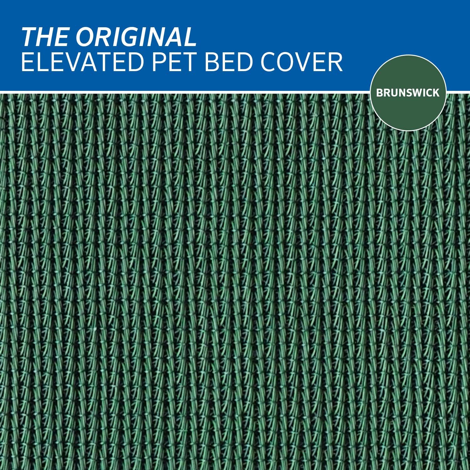 Coolaroo Replacement Cover, The Original Elevated Pet Bed by Coolaroo, Medium, Brunswick Green : Cooleroo Bed Replacement : Pet Supplies
