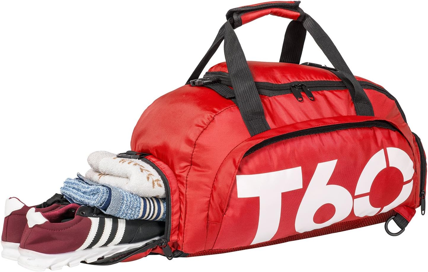 HIKA Multi-function Travel Duffel Bag Gym Sport Bag Backpack with Shoe Compartment
