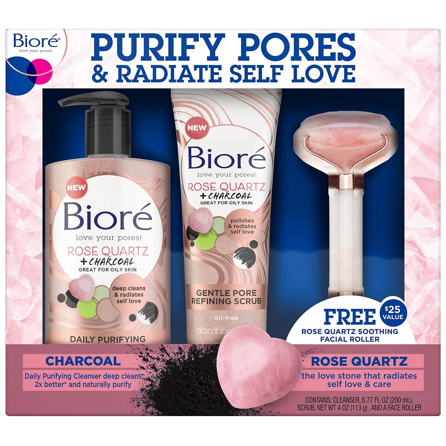 biore rose quartz cleanser review