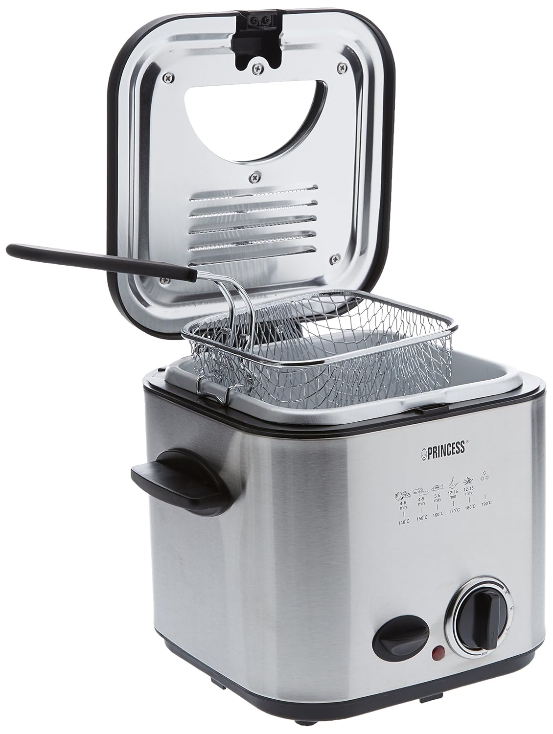 Fondue y minifreidora Princess – Se calienta rápidamente – Filtro de olores