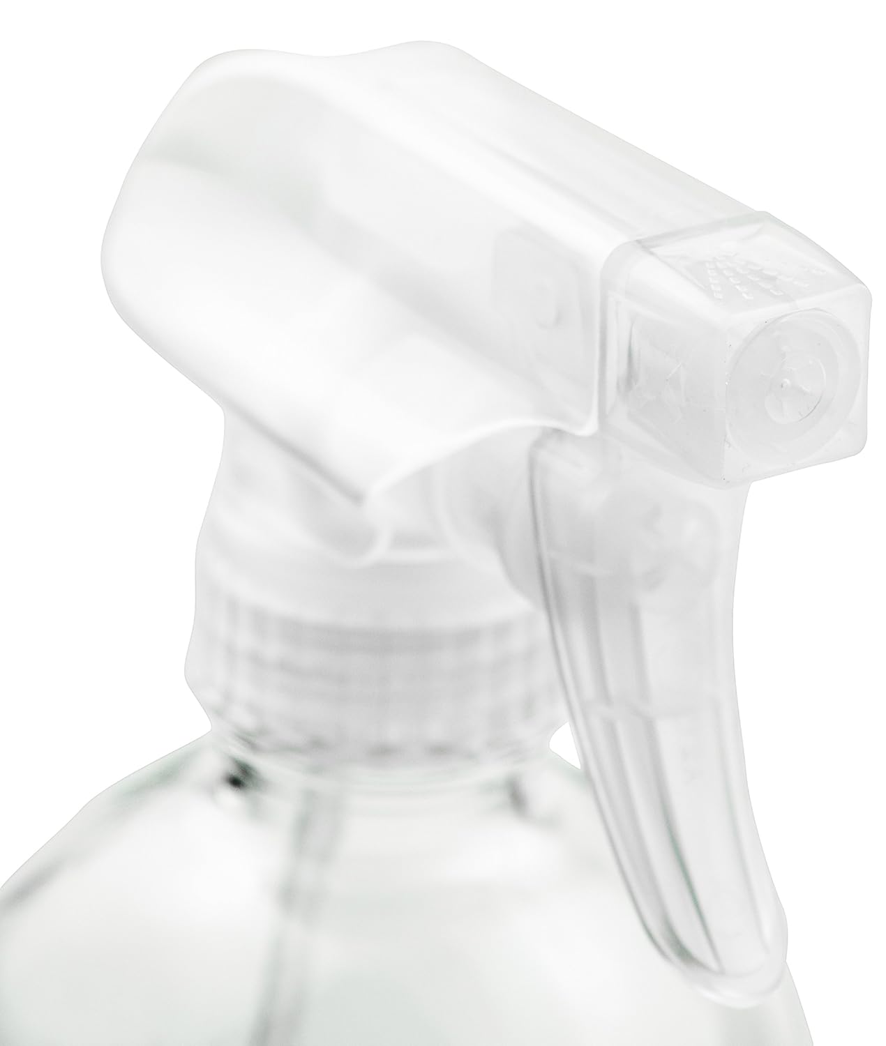 Empty Clear Glass Spray Bottles - Refillable 16 oz Containers for Essential Oils, Cleaning Products, Aromatherapy, Misting Plants, or Cooking - Reliable Sprayer with Mist and Stream Settings ~ 2 Pack : Beauty