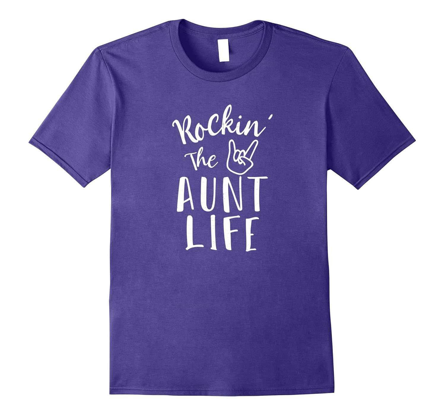 Rockin The Aunt Life Shirt Auntie Vibes Nephew Niece T-Shirt-ANZ