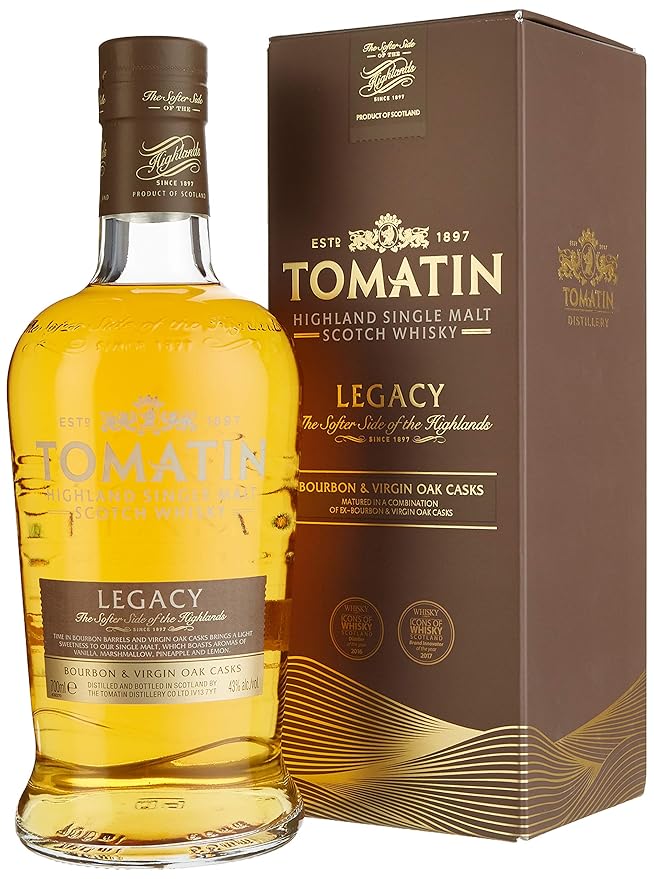 Tomatin Legacy mit Geschenkverpackung Whisky (1 x 0.7 l)