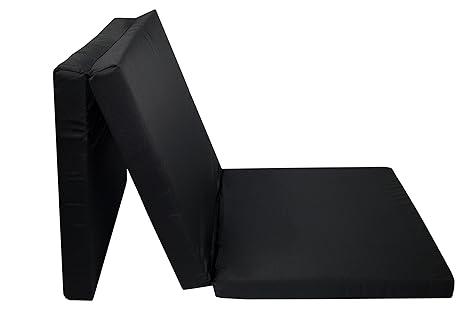 Zollner Gästematratze faltbar, 69x195 cm, schwarz (weitere verfügbar)