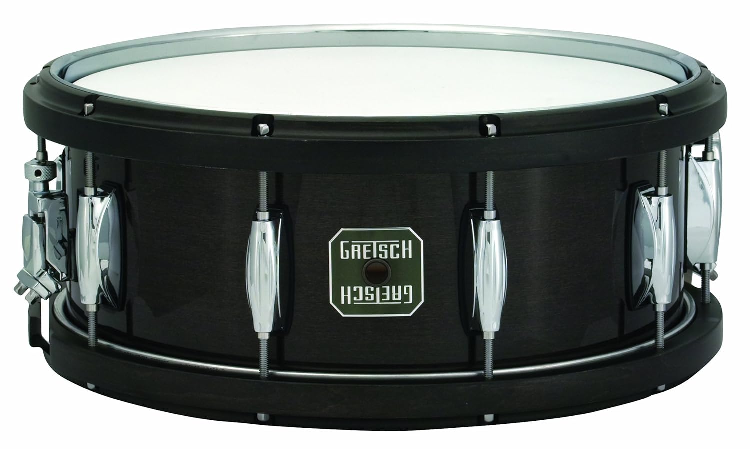 Gretsch 5.5" x 14" Contoured Wood Hoop Snare Drum Amazon.in Musical