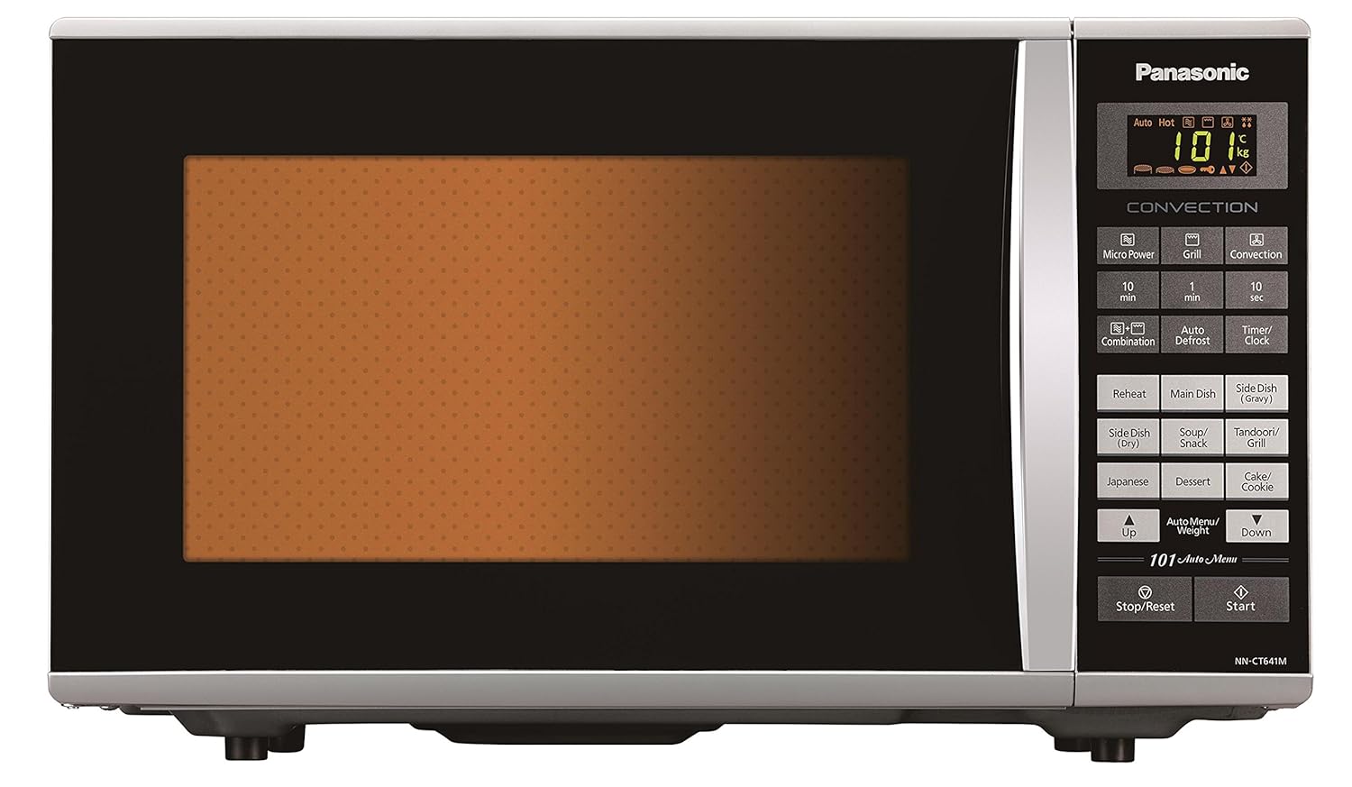 Panasonic 27 L Convection Microwave Oven (NNCT641MFAG, Black) Amazon