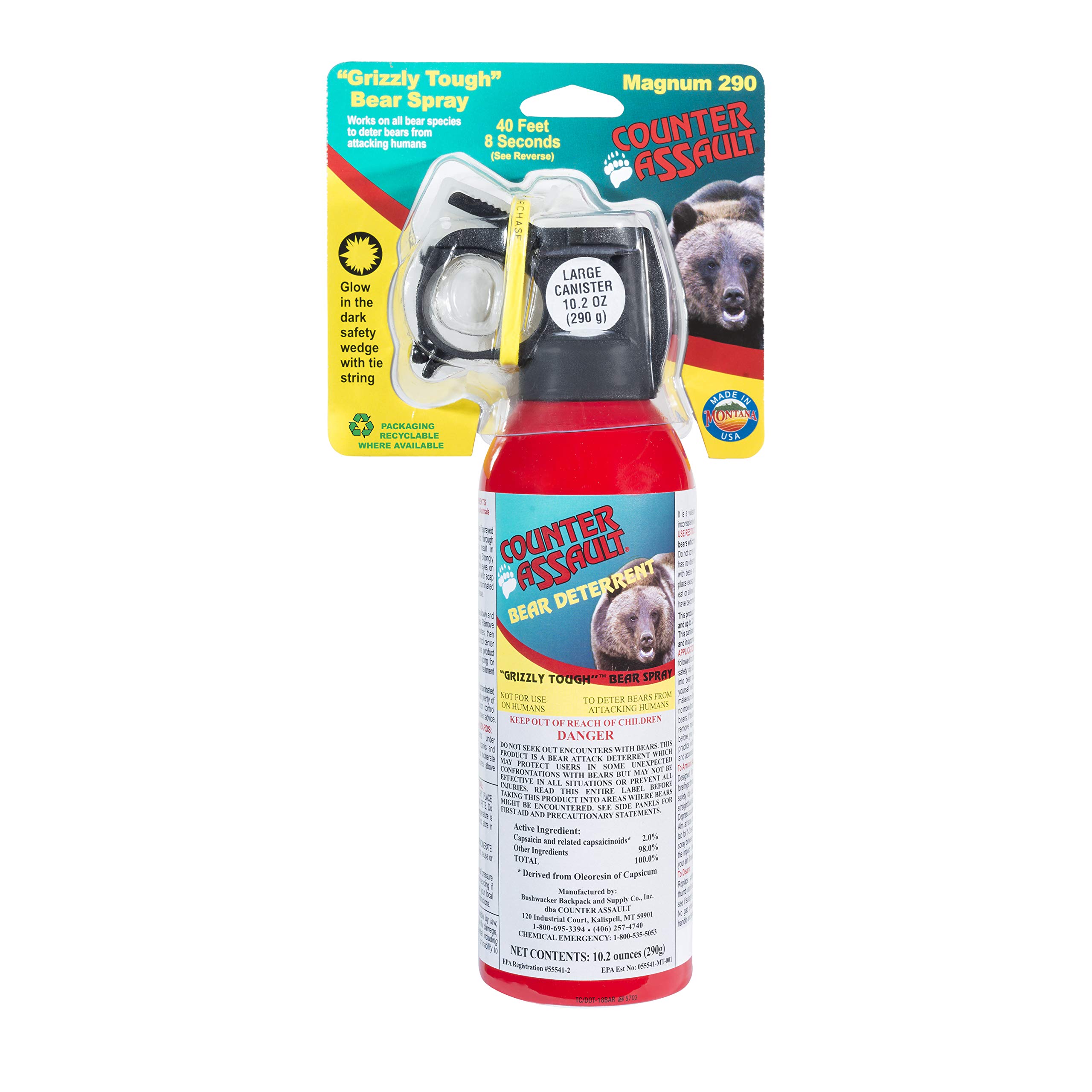 Counter Assault EPA Certified Maximum Strength Distance Bear Repellent Spray eBay