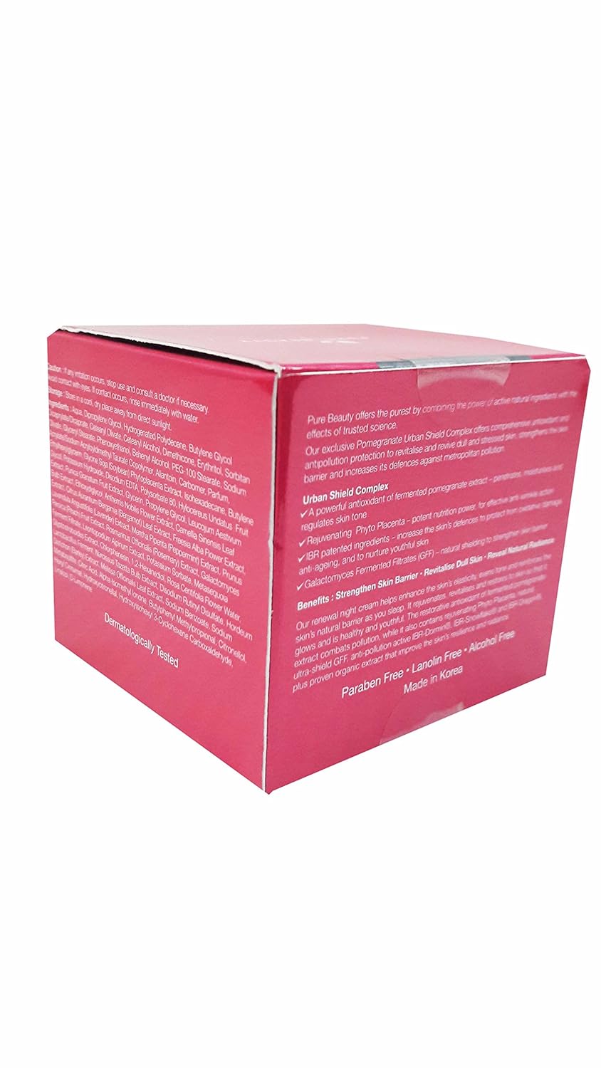 pure night cream made in korea